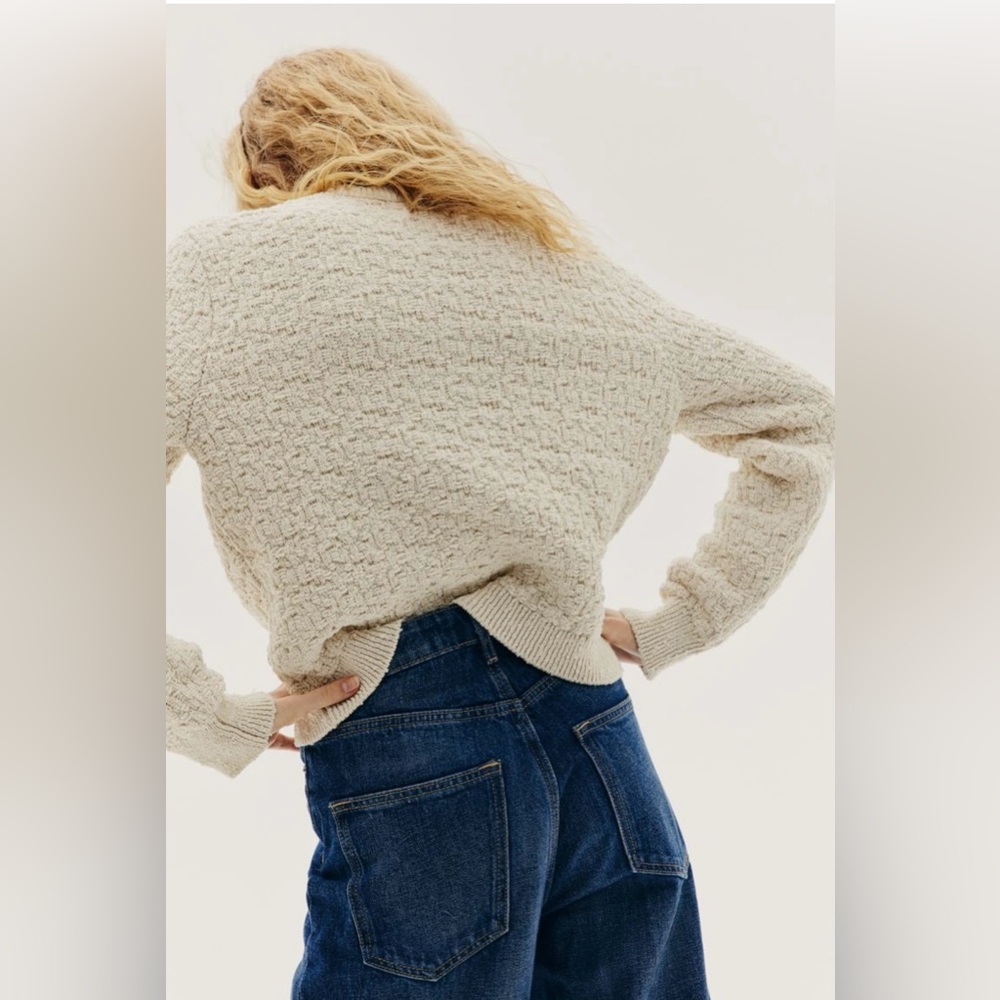 TEXTURED-KNIT CARDIGAN - Picture 4 of 6
